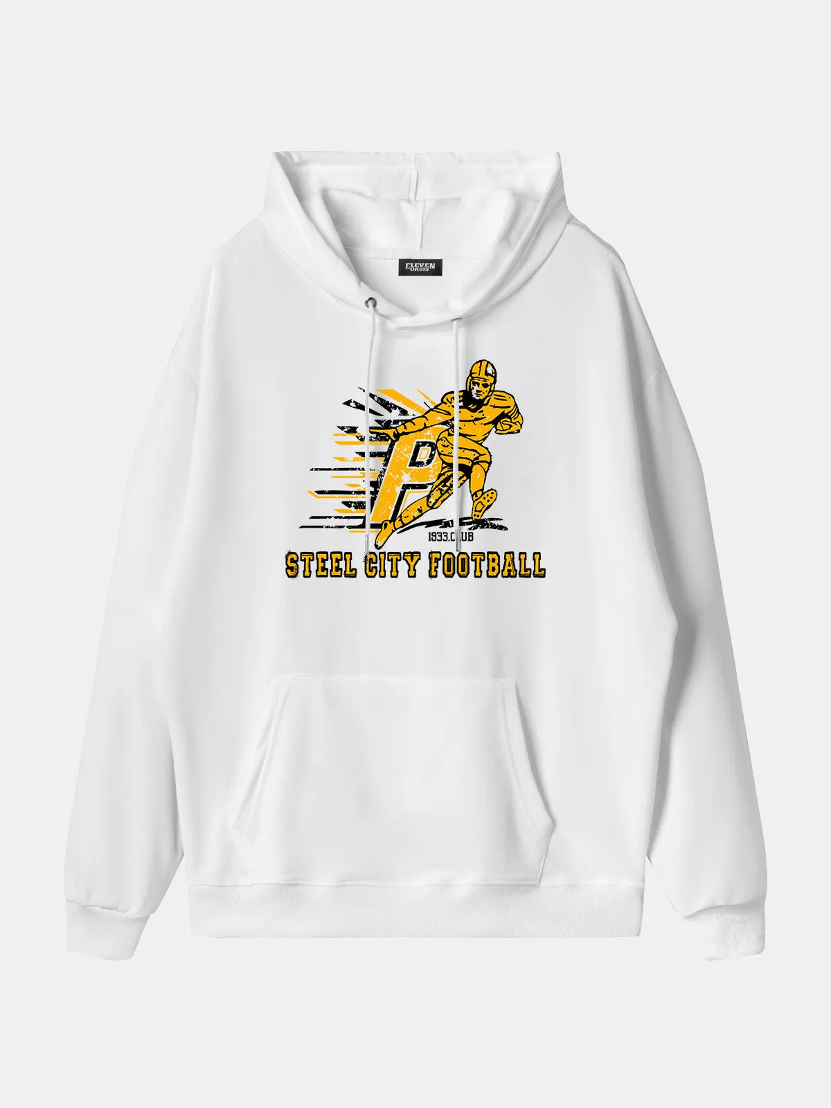 Steel City Football Player Graphic Hoodie sold by Eleven Oasis product image thumbnail 5