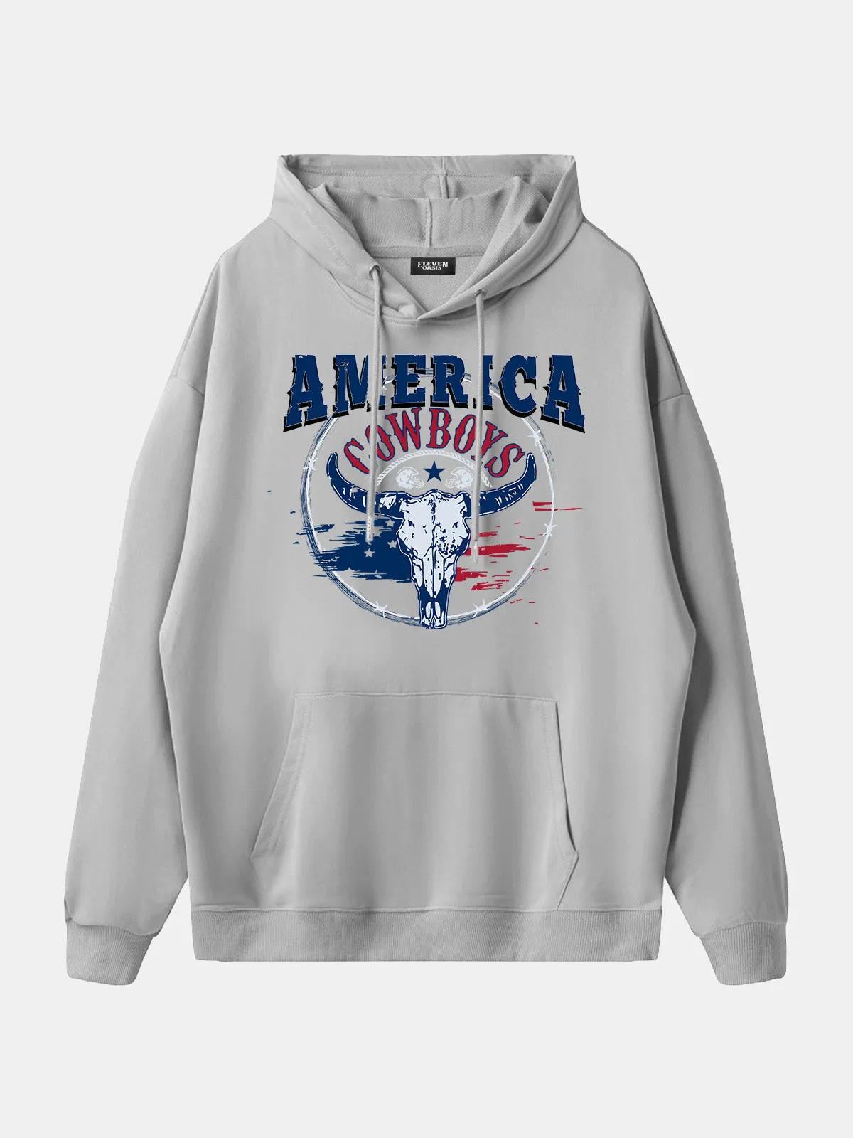 America Cowboys Skull Graphic Hoodie sold by Eleven Oasis
