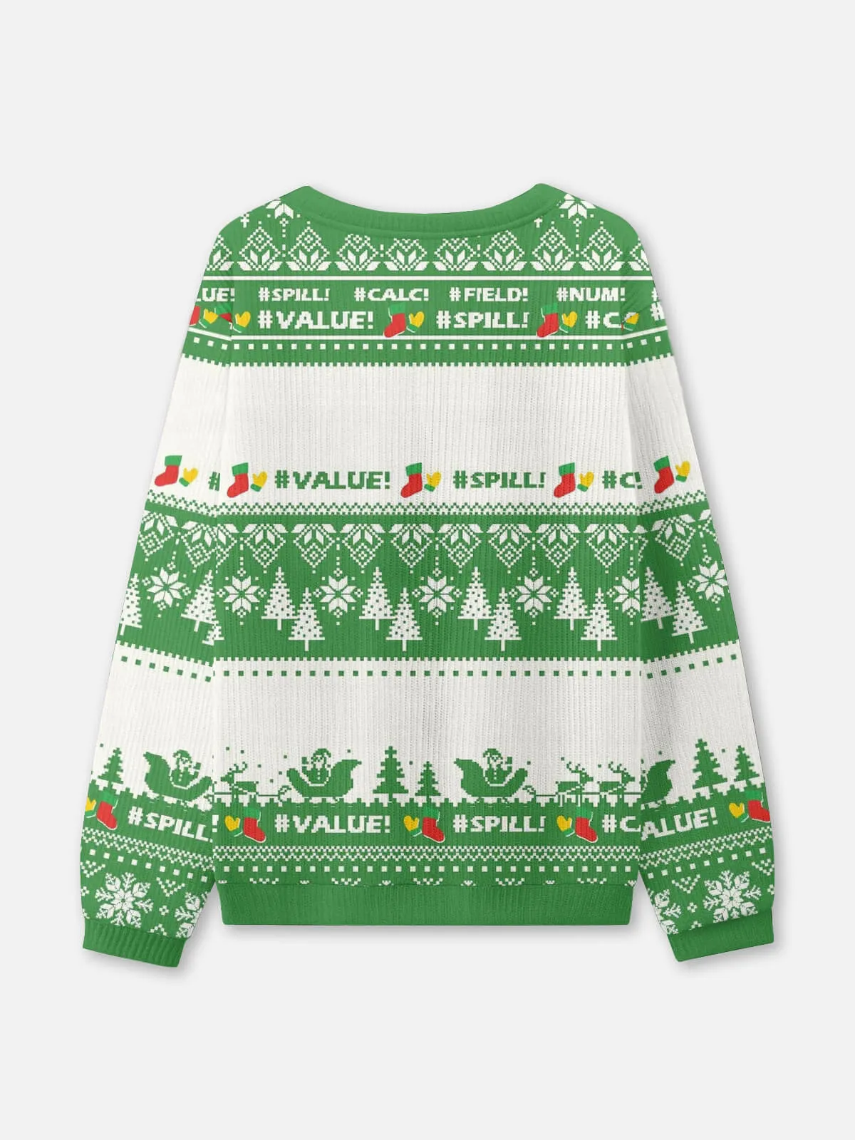 Excel Spreadsheet Emergency Ugly Christmas Sweater sold by Eleven Oasis product image thumbnail 2