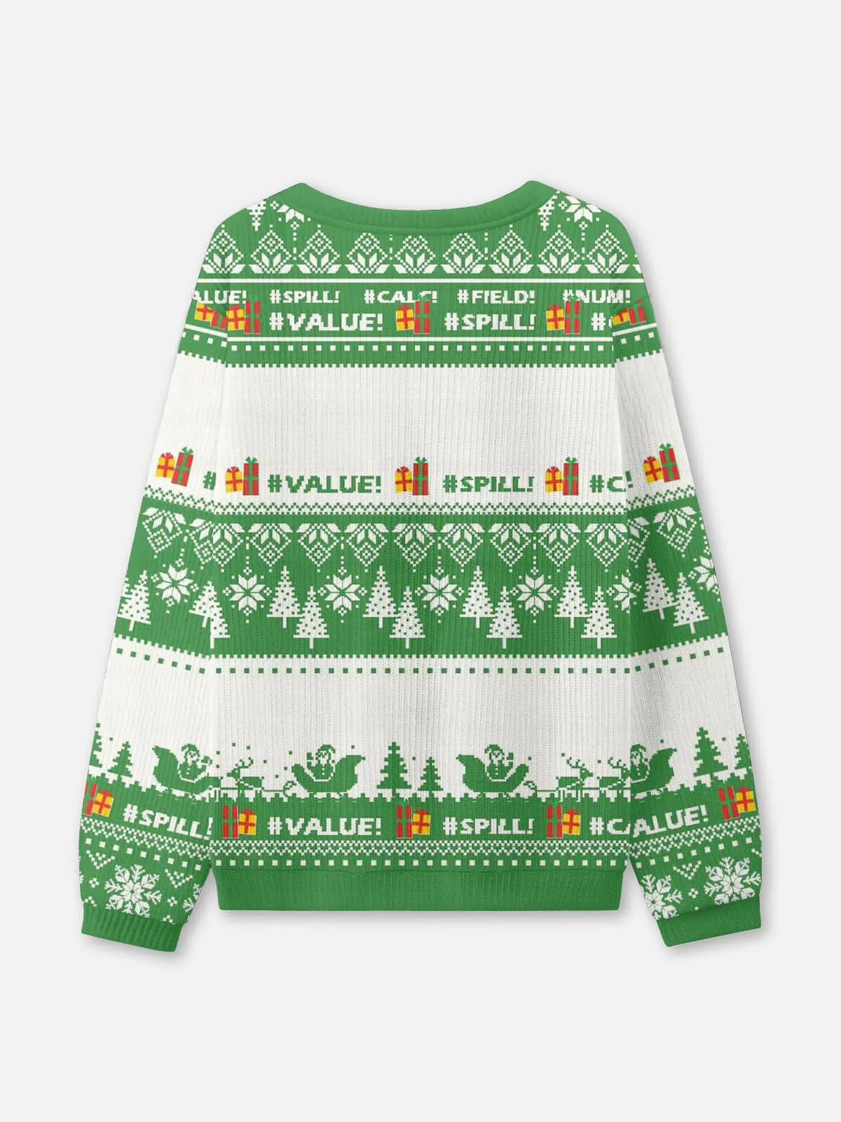 Time to Fire Up Excel Spreadsheet Ugly Christmas Sweater sold by Eleven Oasis product image thumbnail 2