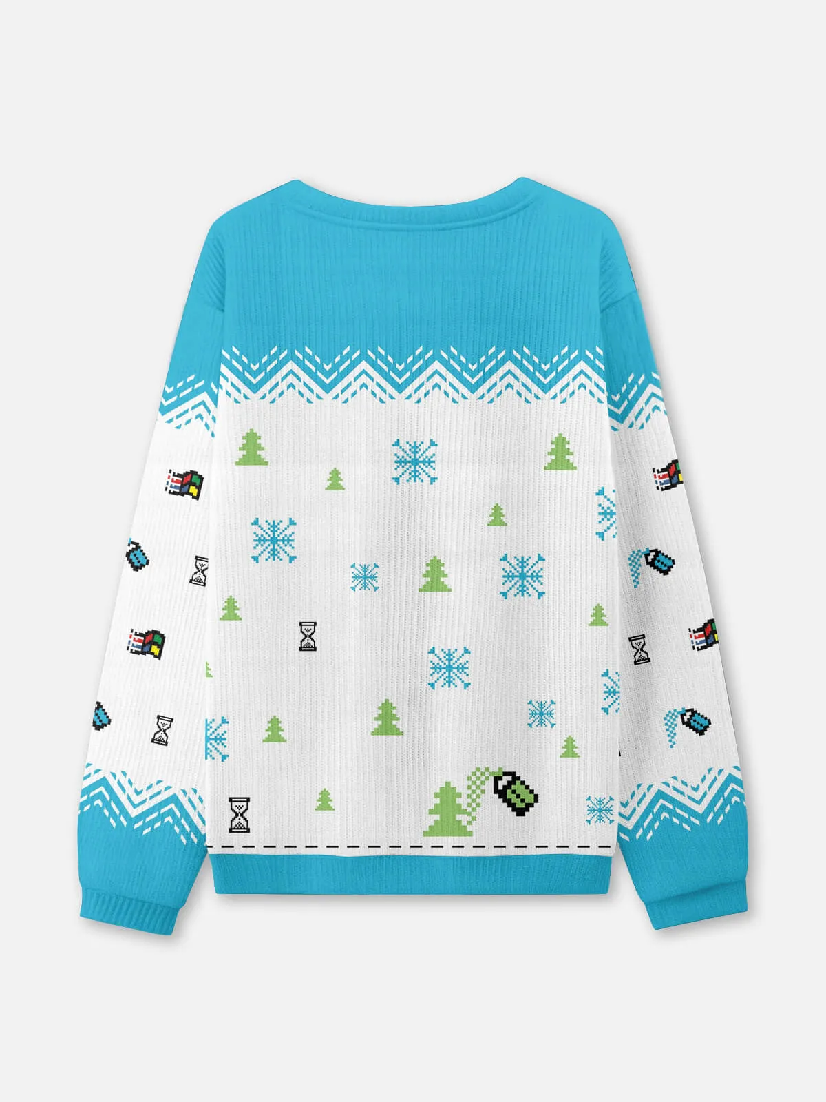 Retro Paint Program Ugly Christmas Sweater sold by Eleven Oasis product image thumbnail 4