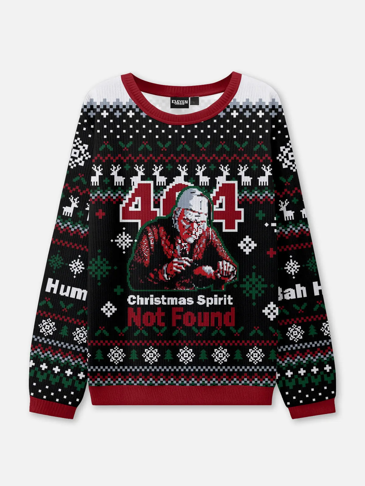 404 Christmas Spirit Not Found Ugly Christmas Sweater sold by Eleven Oasis