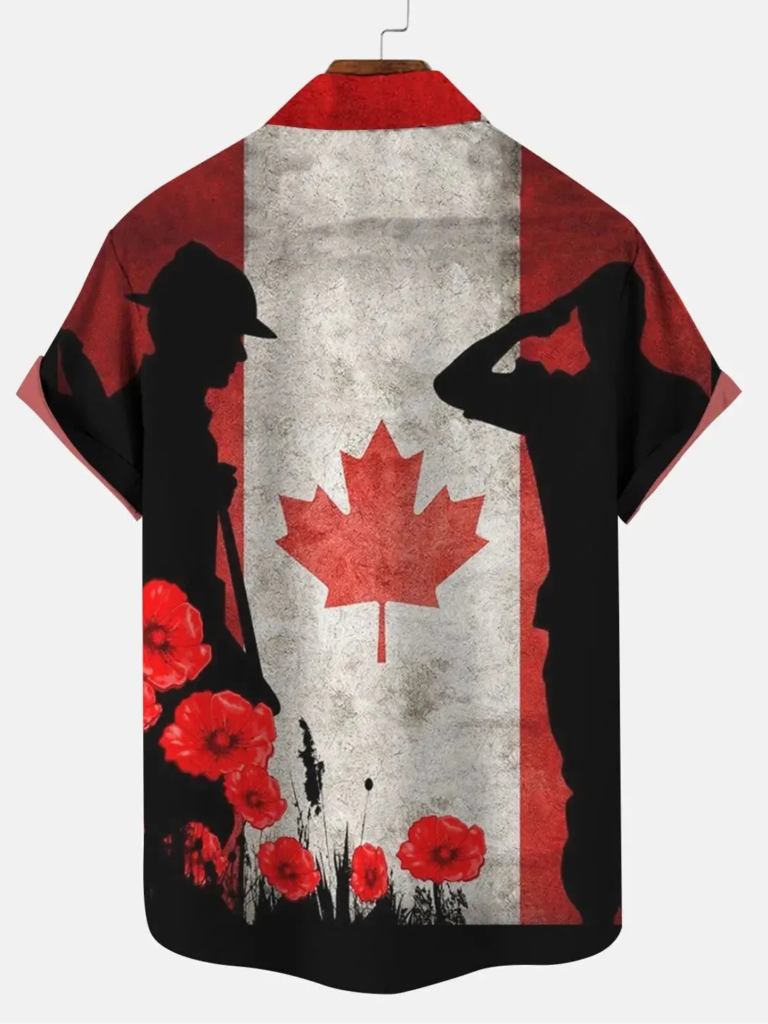 Flower Men's Short Sleeve Shirt sold by Eleven Oasis product image thumbnail 2