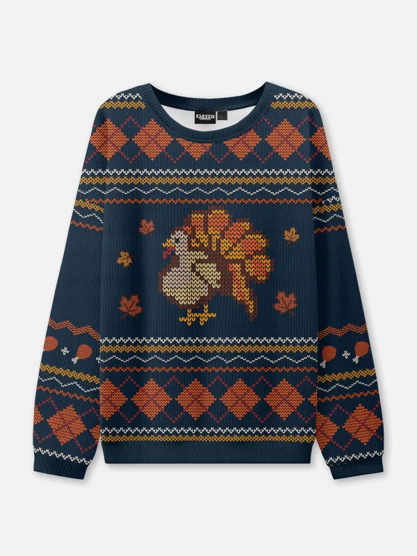 Thanksgiving Turkey Ugly Sweater sold by Eleven Oasis