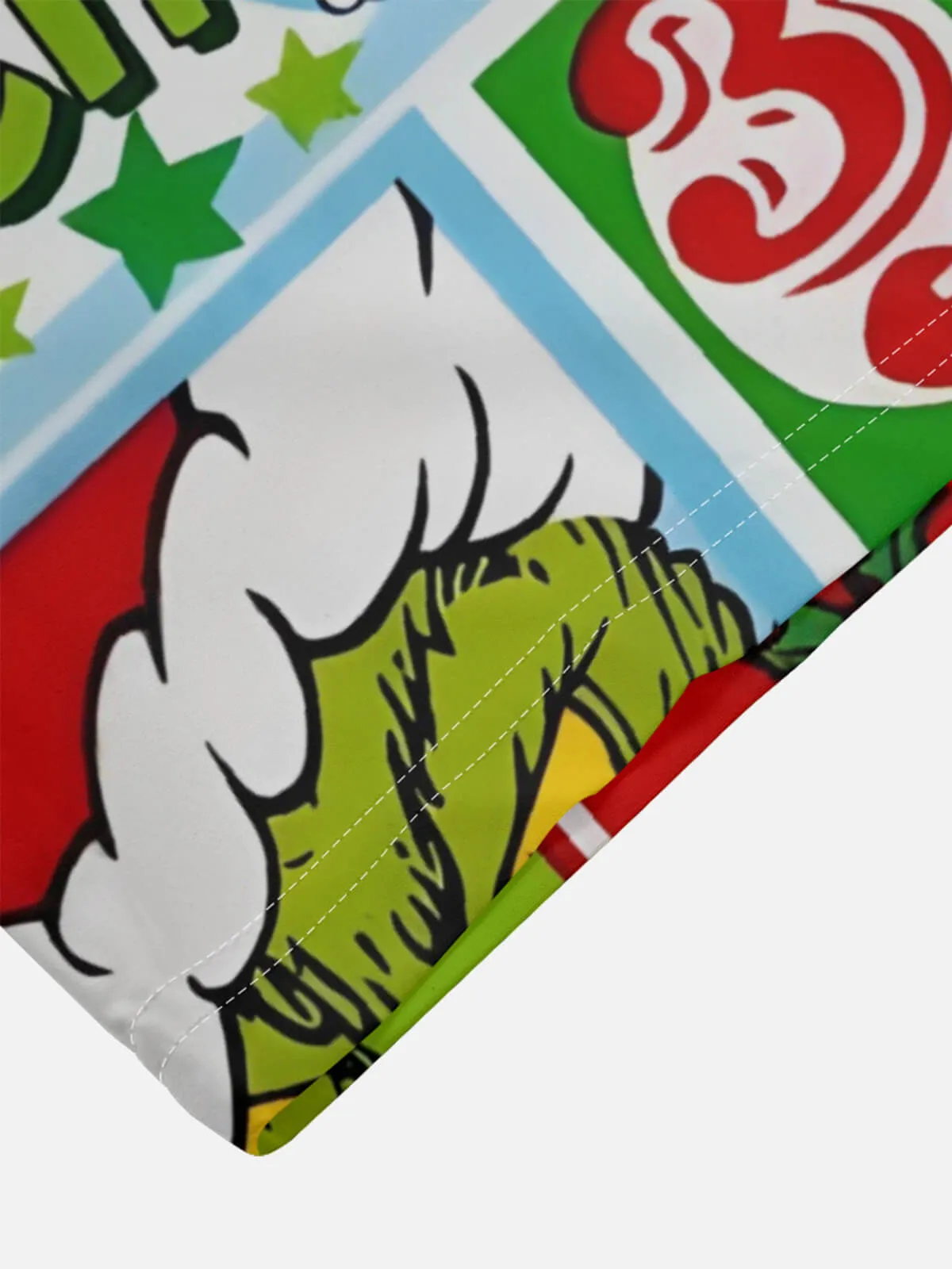 Tall Men's Grinch Countdown Christmas Short Sleeve Shirt sold by Eleven Oasis product image thumbnail 3