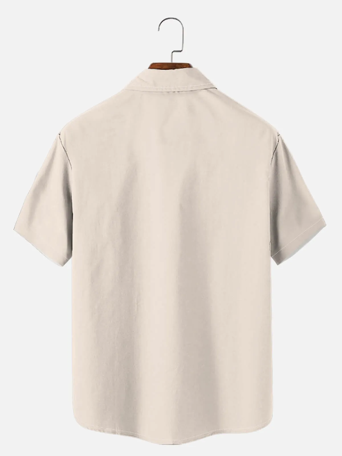 Men's Vintage Santa Merry Christmas Short Sleeve Shirt sold by Eleven Oasis product image thumbnail 2