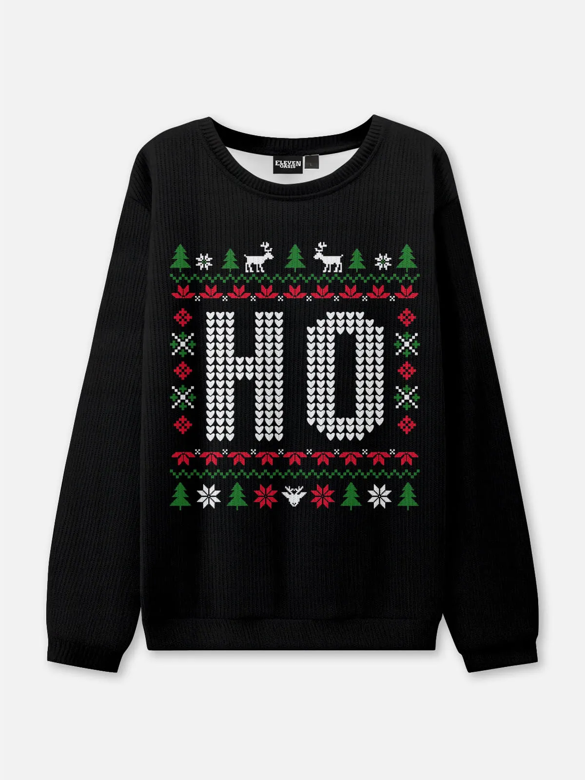 HO / Where's My HO At? Christmas Sweatshirt(Sold Individually) sold by Eleven Oasis product image thumbnail 3