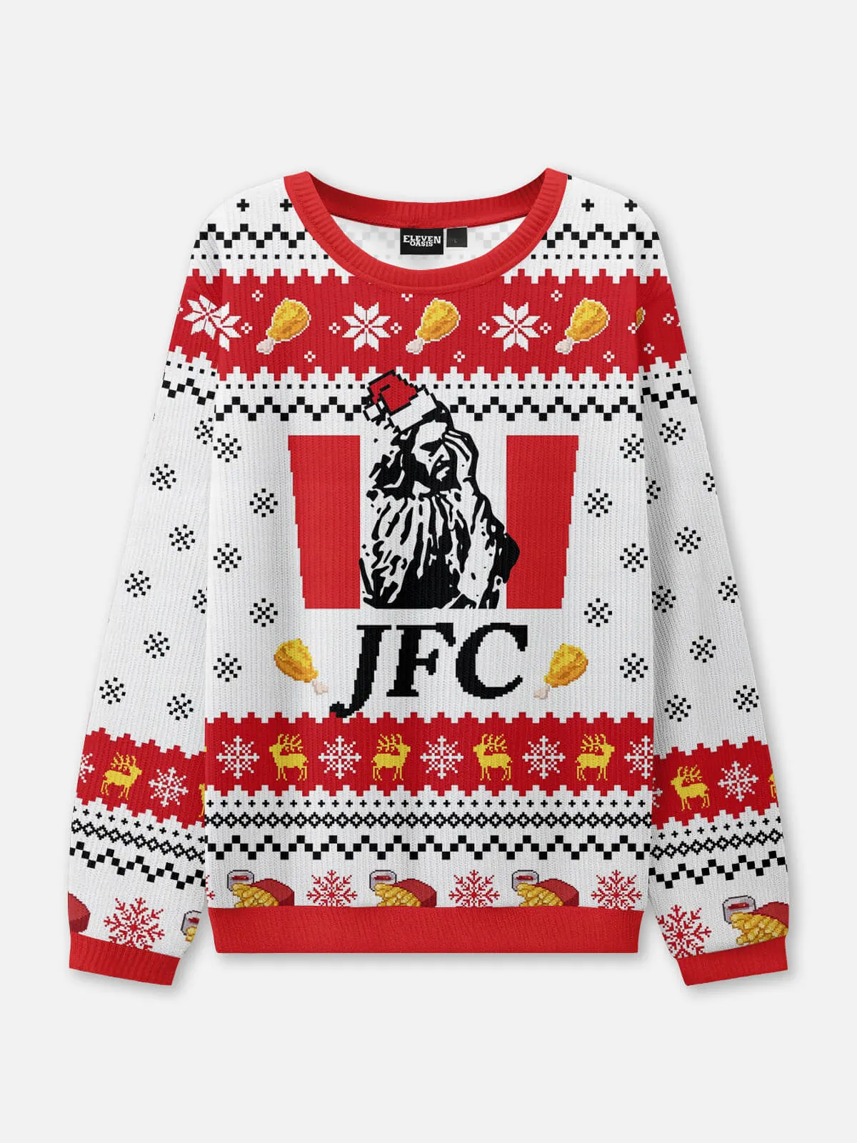 JFC Ugly Christmas Sweatshirt sold by Eleven Oasis