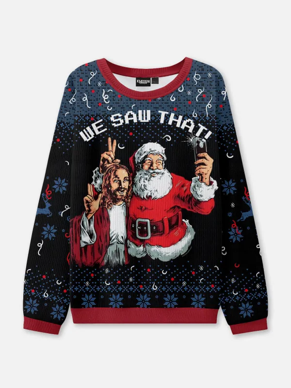 We Saw That Ugly Christmas Sweater sold by Eleven Oasis