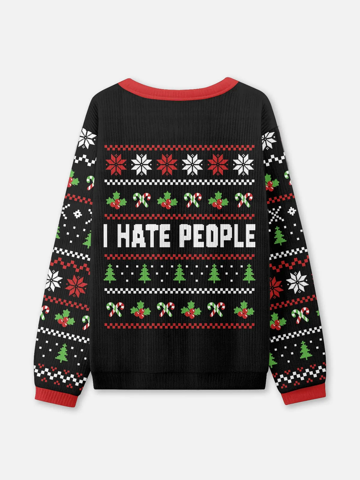 I Hate People Ugly Christmas Sweater sold by Eleven Oasis product image thumbnail 2