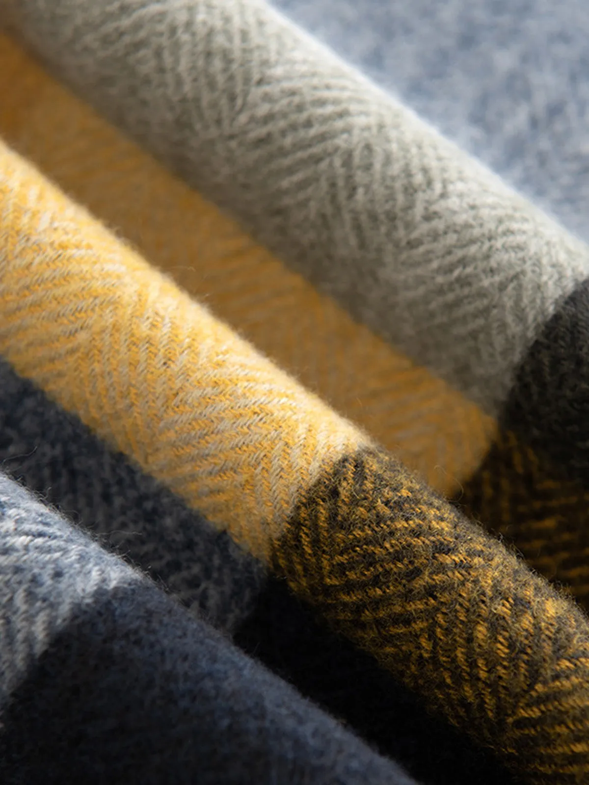 Classic Check Knit Winter Scarf sold by Eleven Oasis product image thumbnail 2