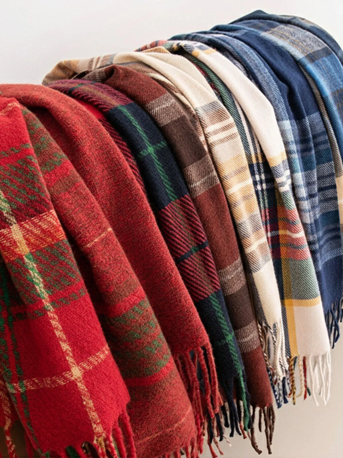 Ultra Soft Plaid Winter Scarf sold by Eleven Oasis