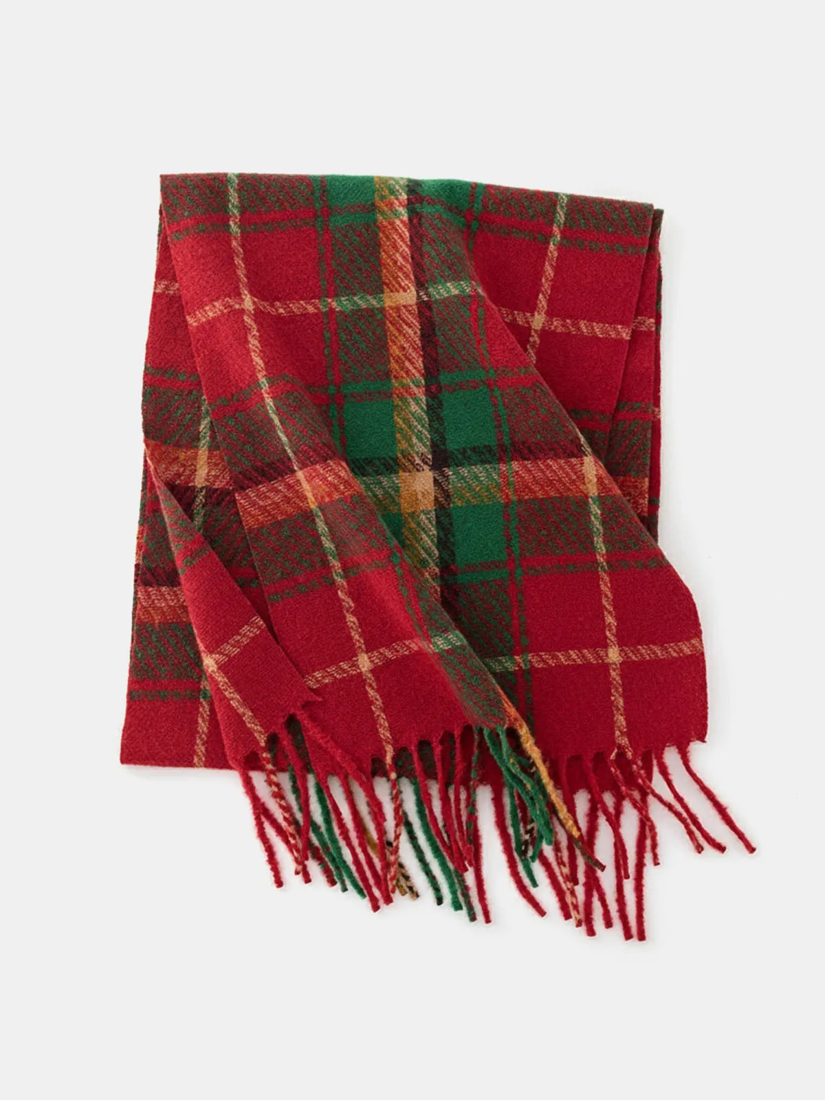 Ultra Soft Plaid Winter Scarf sold by Eleven Oasis product image thumbnail 4