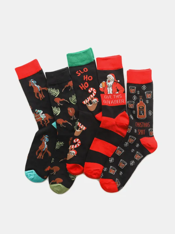 Funny Christmas Crew Socks sold by Eleven Oasis