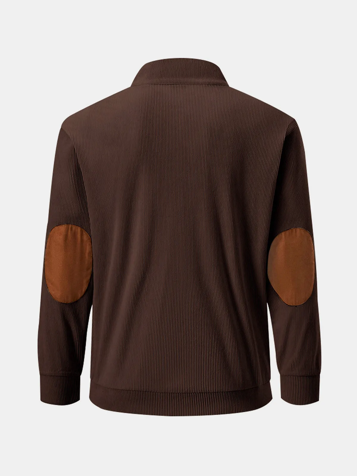 Men's Elbow Patch Ribbed Pullover sold by Eleven Oasis product image thumbnail 5