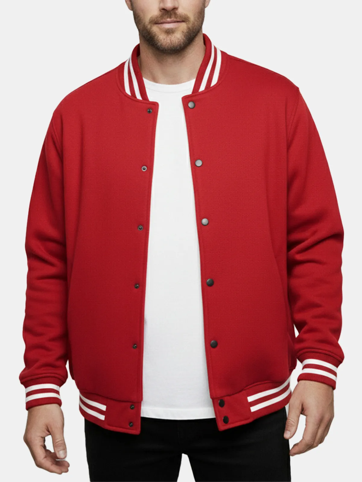 Men's Classic Varsity Bomber Jacket sold by Eleven Oasis