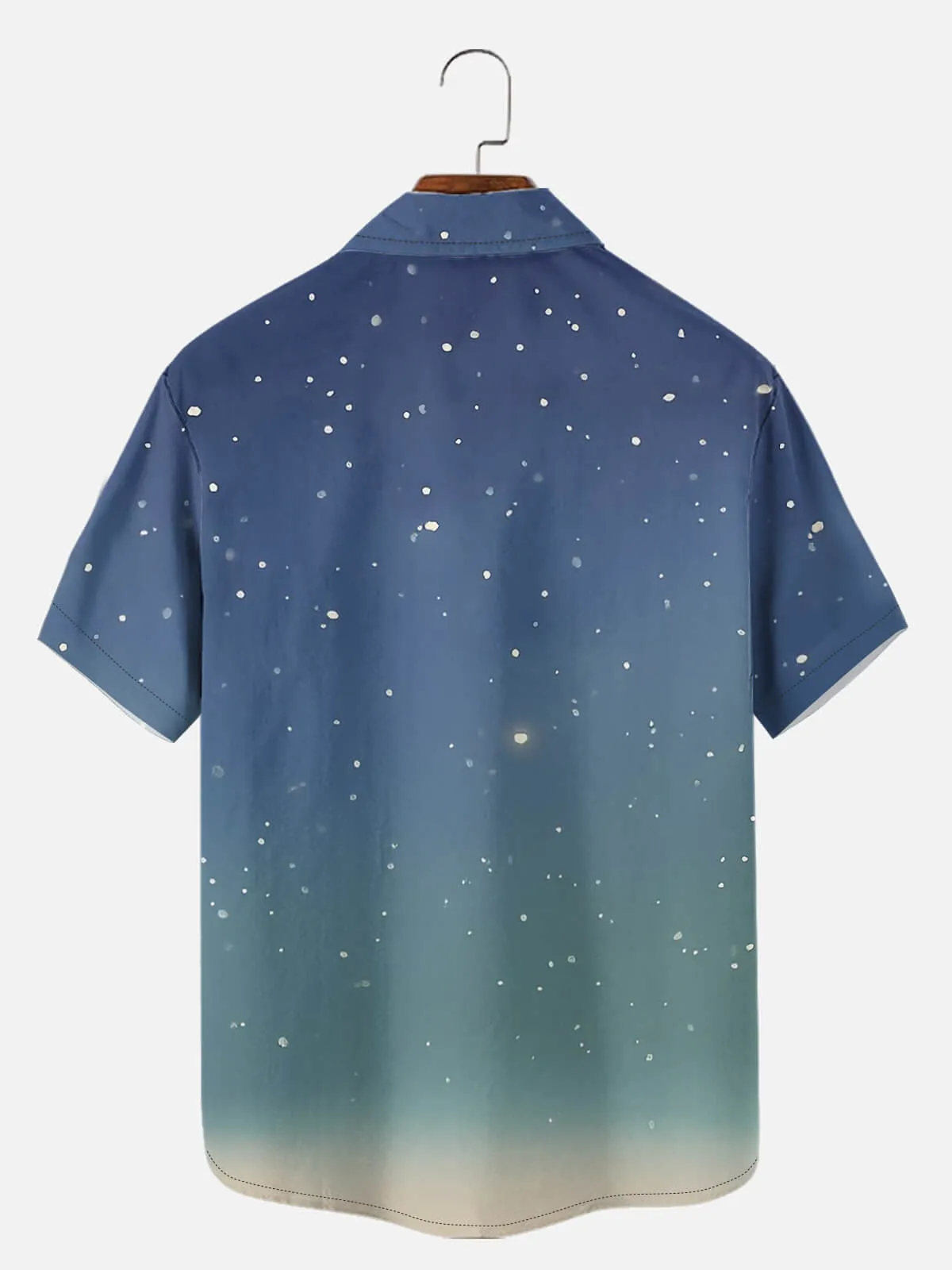 Men's Horror Santa Chainsaw Christmas Short Sleeve Shirt sold by Eleven Oasis product image thumbnail 3