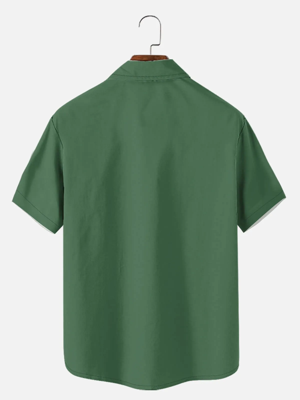 Men's Hoppy Christmas Frog Short Sleeve Shirt sold by Eleven Oasis product image thumbnail 3