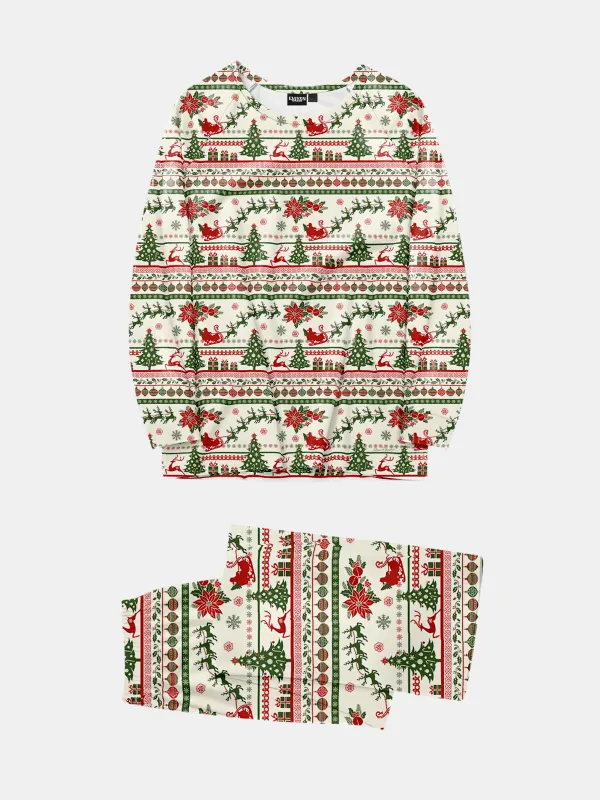 Festive Sleigh Ride Christmas Pajama Set sold by Eleven Oasis