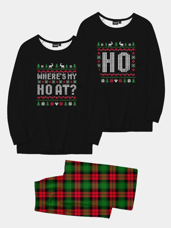 Where's My Ho At? / Ho Christmas Pajama Set (Sold Individually) sold by Eleven Oasis