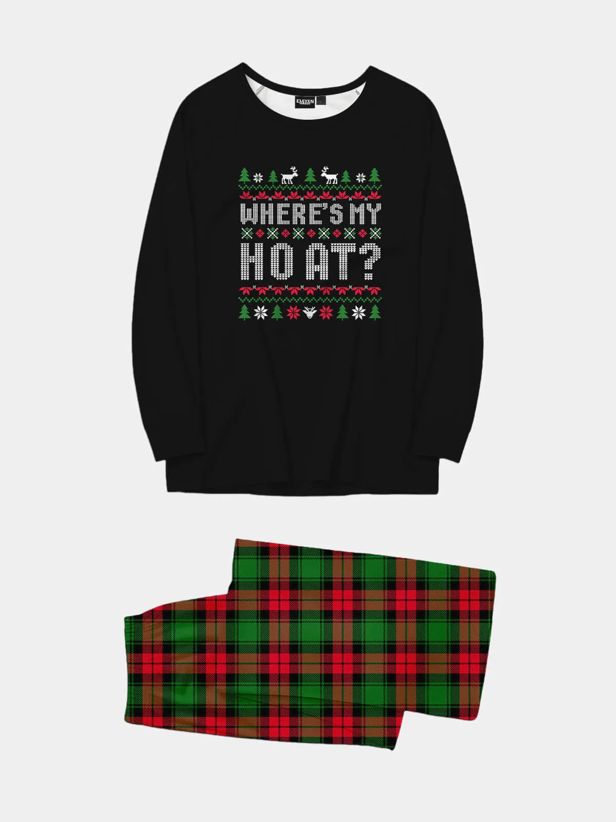 Where's My Ho At? / Ho Christmas Pajama Set (Sold Individually) sold by Eleven Oasis product image thumbnail 2