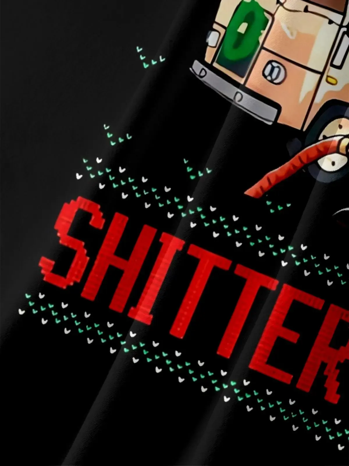 Men's Merry Christmas Shitter's Full Short Sleeve Shirt sold by Eleven Oasis product image thumbnail 3