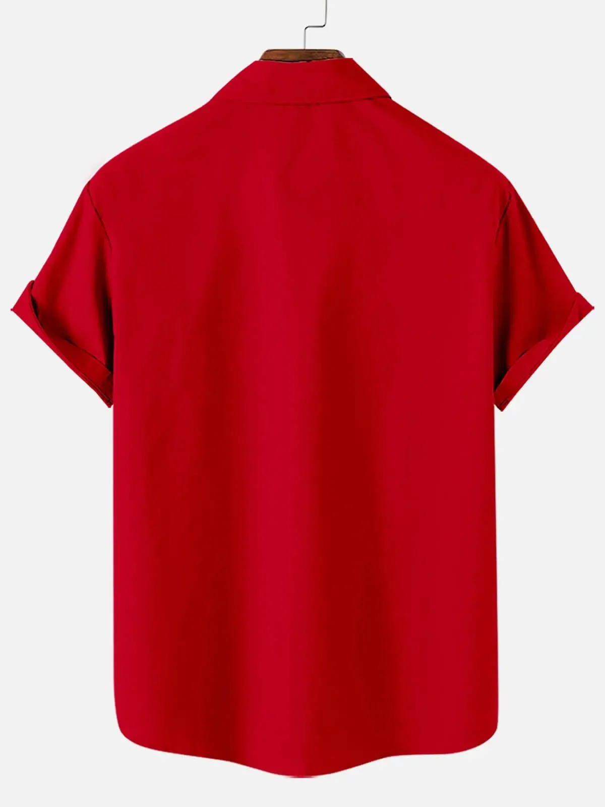 Men's Jolly Snowman Christmas Short Sleeve Shirt sold by Eleven Oasis product image thumbnail 2