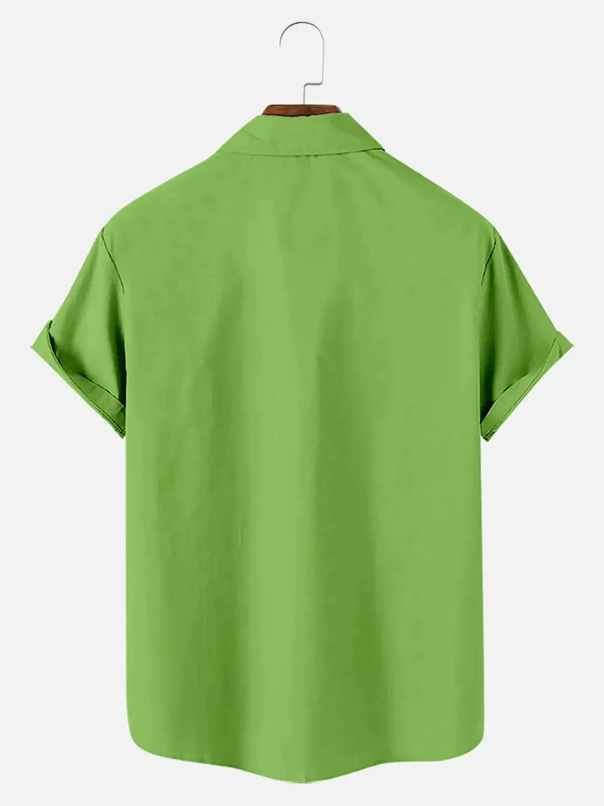 Men's Holly Jolly Grinch Christmas Short Sleeve Shirt sold by Eleven Oasis product image thumbnail 2