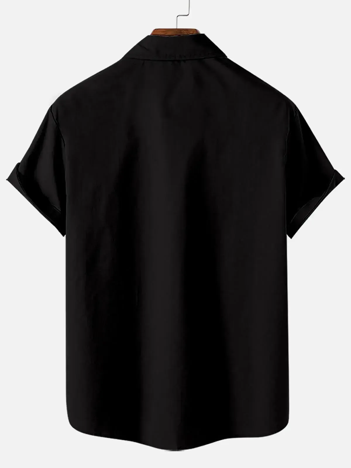 Men's Dark Reindeer Christmas Short Sleeve Shirt sold by Eleven Oasis product image thumbnail 2