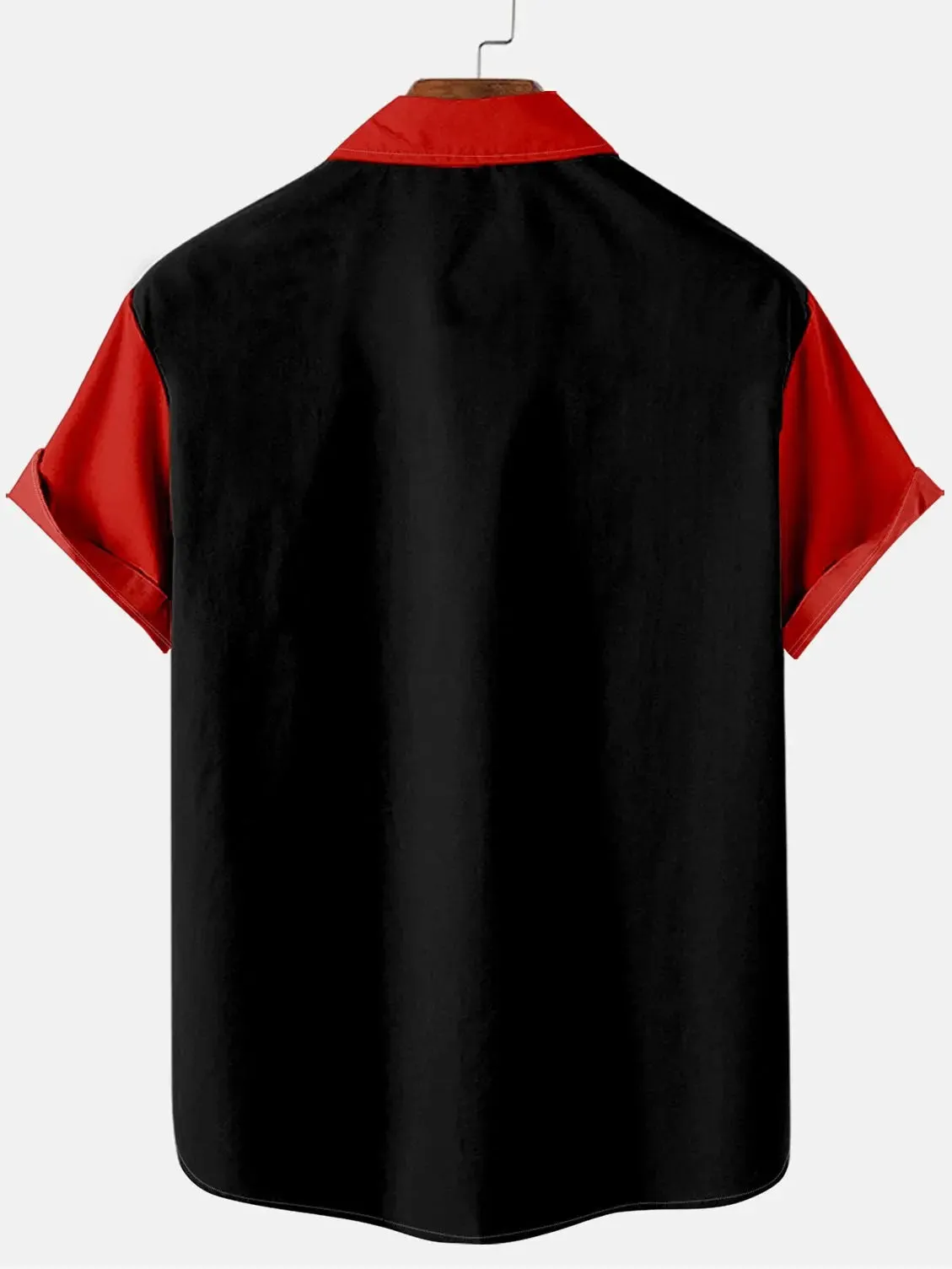 Men's Rock On Santa Christmas Short Sleeve Shirt sold by Eleven Oasis product image thumbnail 2
