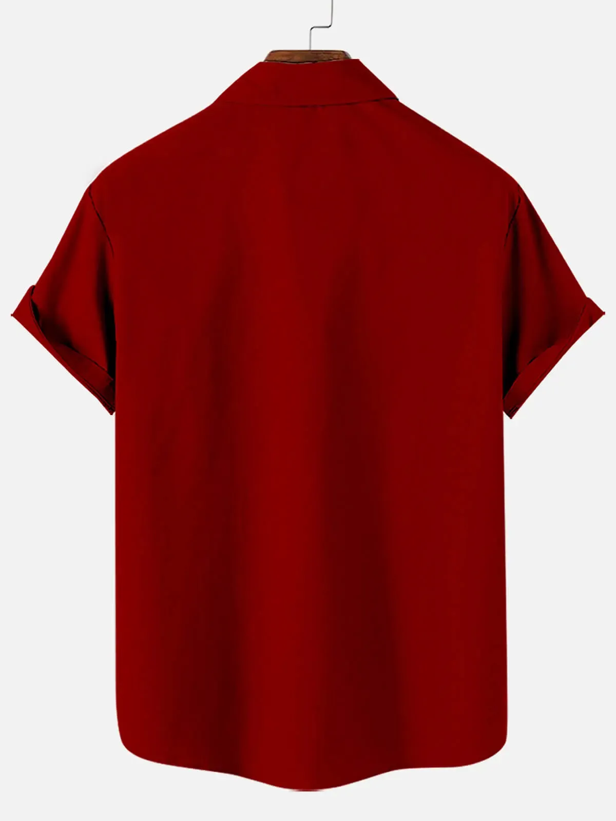 Men's Secret Santa Party Short Sleeve Shirt sold by Eleven Oasis product image thumbnail 3