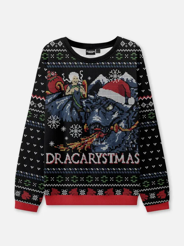 Dracarysmas Ugly Christmas Sweatshirt sold by Eleven Oasis