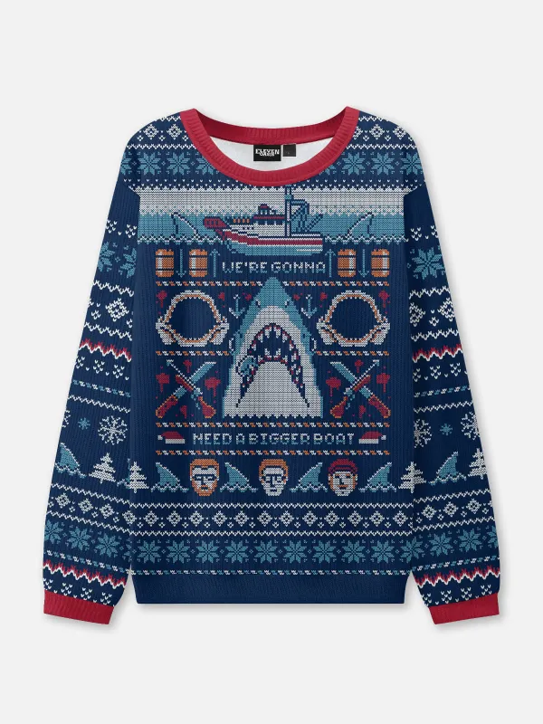 Jaws Ugly Christmas Sweater sold by Eleven Oasis