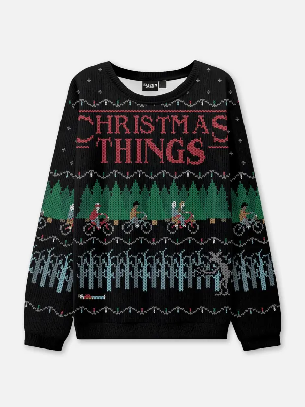 Christmas Things Ugly Christmas Sweatshirt sold by Eleven Oasis