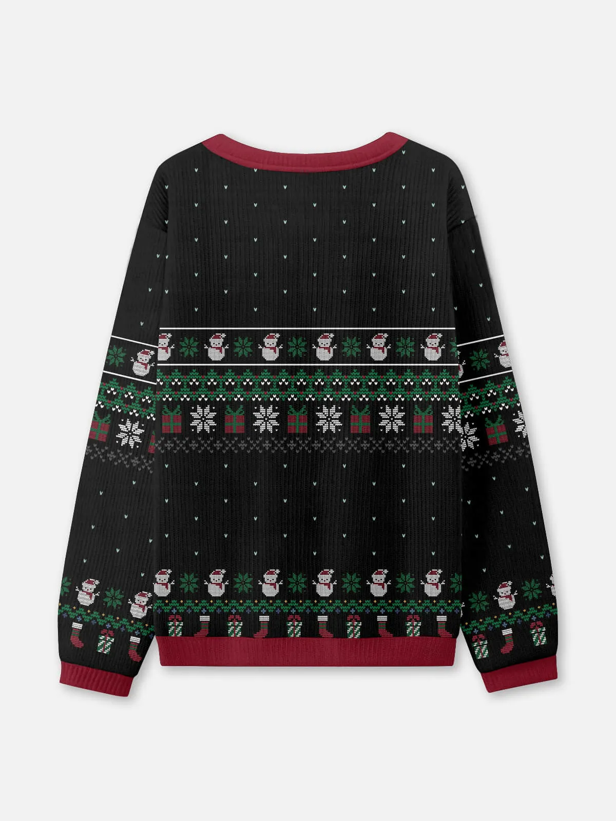 Naughty Santa Ho Ho Ho Ugly Christmas Sweatshirt sold by Eleven Oasis product image thumbnail 2