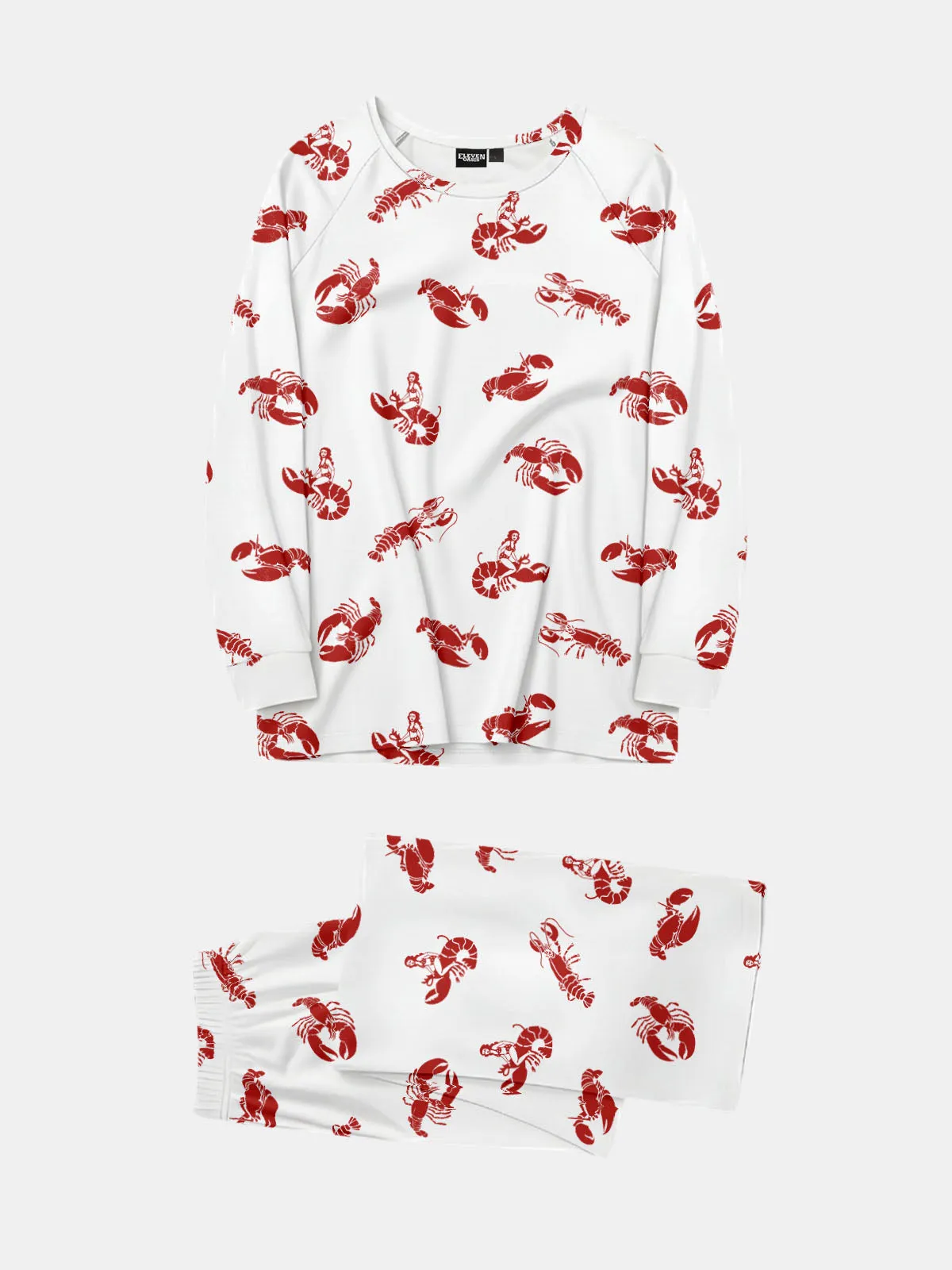 Pin-Up Lobster Lounge Pajama Set sold by Eleven Oasis