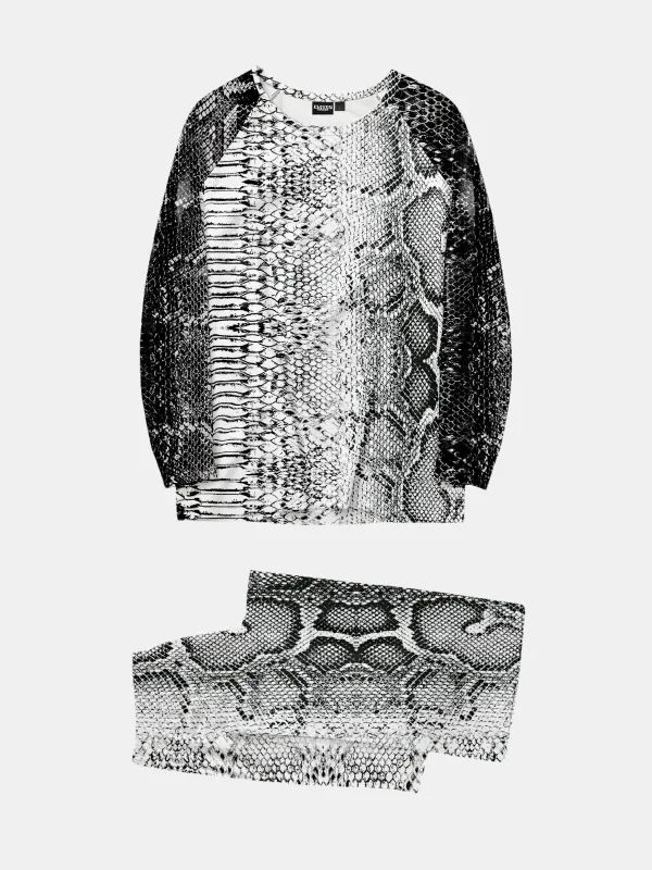 Snakeskin Print Lounge Pajama Set sold by Eleven Oasis