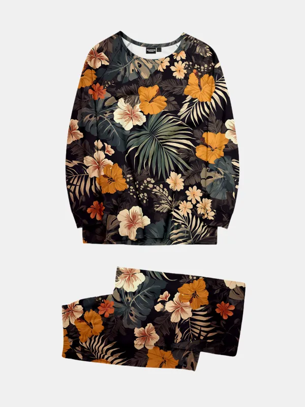 Tropical Floral Lounge Pajama Set sold by Eleven Oasis