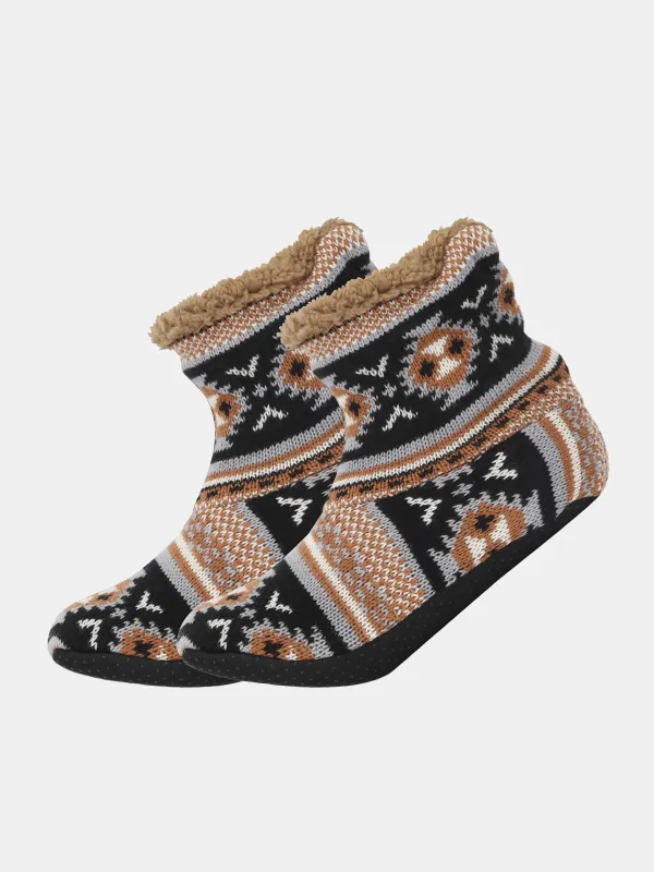 Thick Cushioned Mid-Length Slipper Socks sold by Eleven Oasis