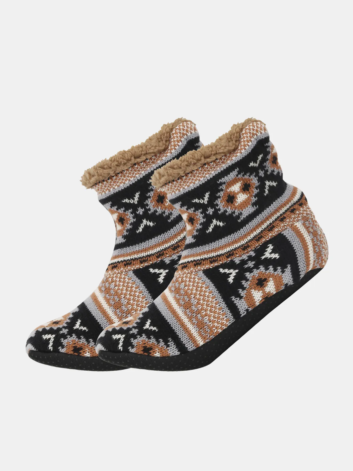 Thick Cushioned Mid-Length Slipper Socks sold by Eleven Oasis