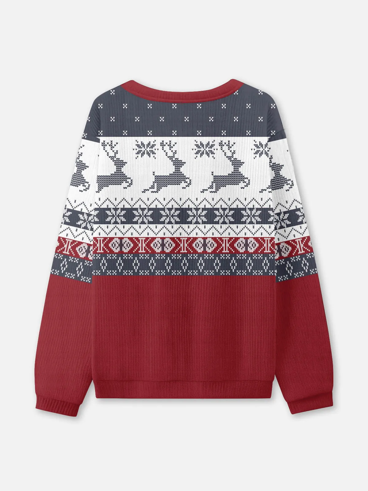 Reindeer Fair Isle Classic Christmas Sweatshirt sold by Eleven Oasis product image thumbnail 2