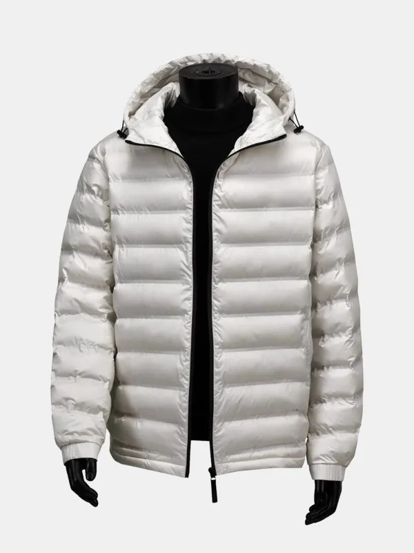 Men's Hooded Winter Insulated Puffer Jacket sold by Eleven Oasis