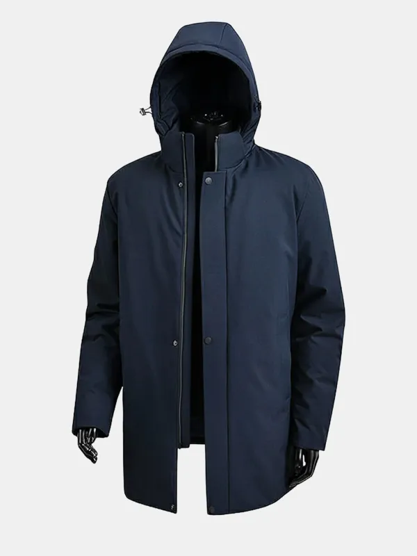 Men's Winter Hooded Parka Jacket sold by Eleven Oasis