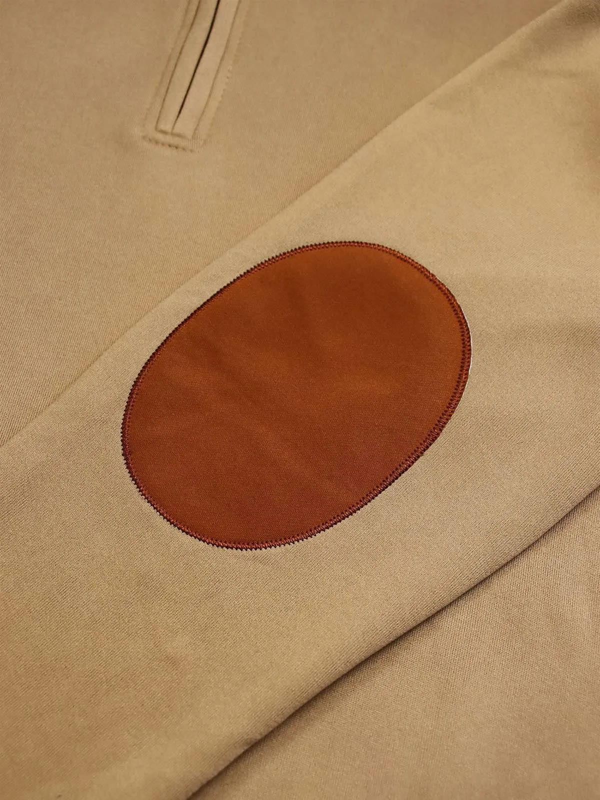 Men's Sherpa Collar Quarter-Zip Fleece Pullover Sweater sold by Eleven Oasis product image thumbnail 4