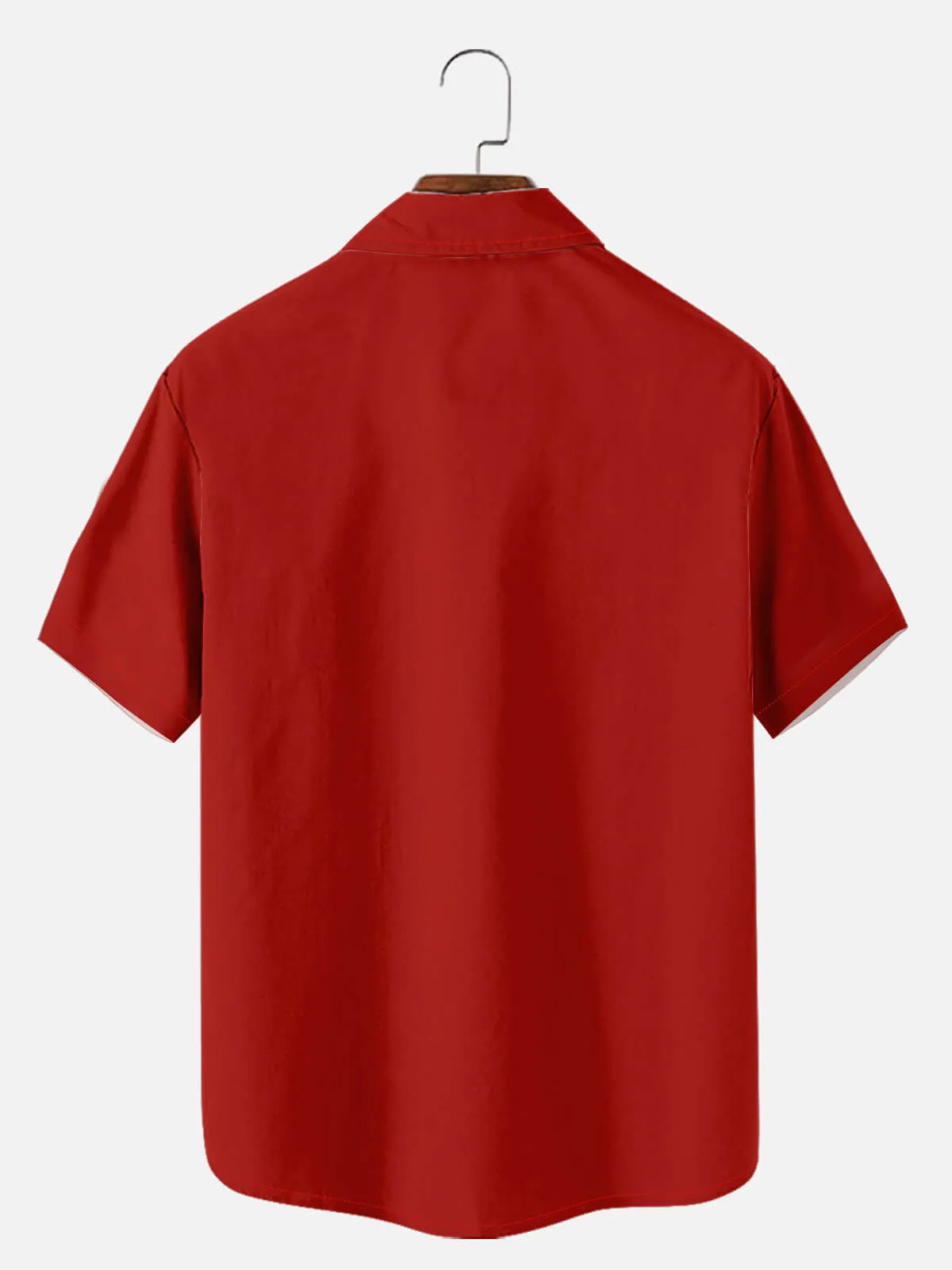 Tall Men's Santa Beer Time Holiday Party Short Sleeve Shirt sold by Eleven Oasis product image thumbnail 2