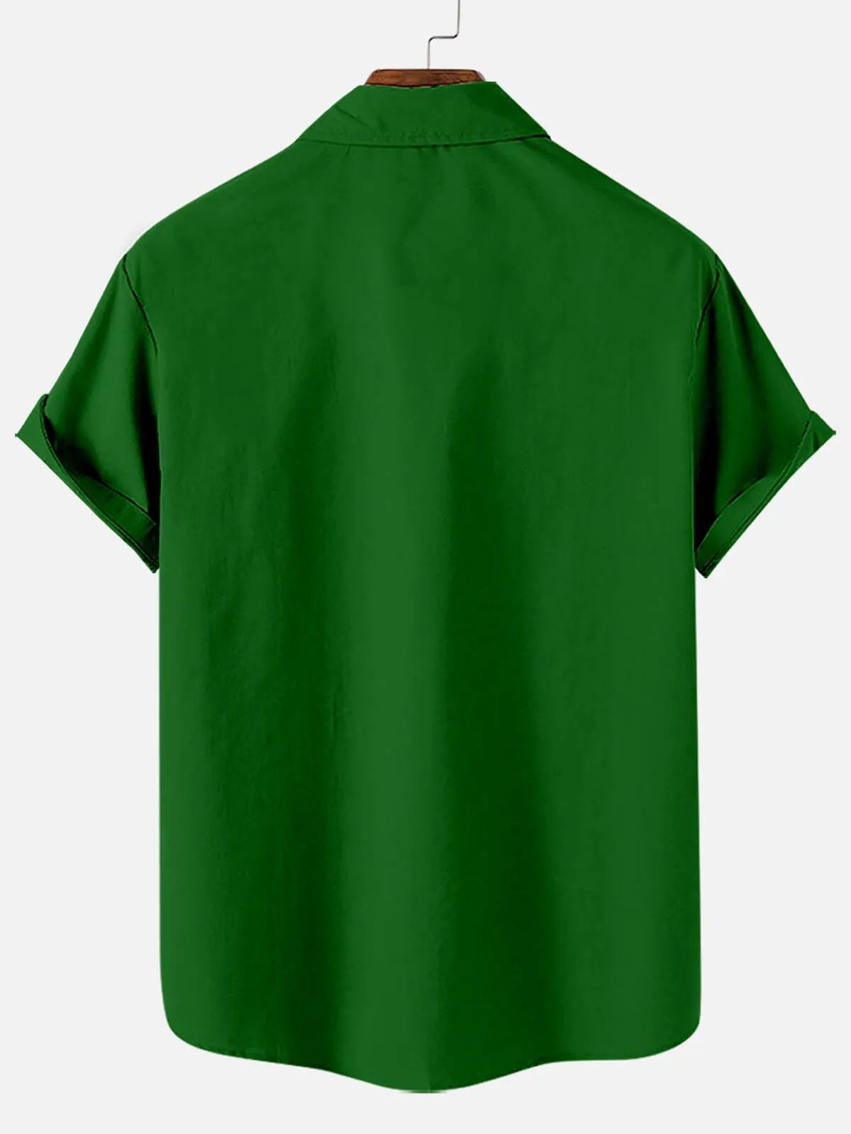 Men's Shamrock Crest Panel Short Sleeve Shirt sold by Eleven Oasis product image thumbnail 2