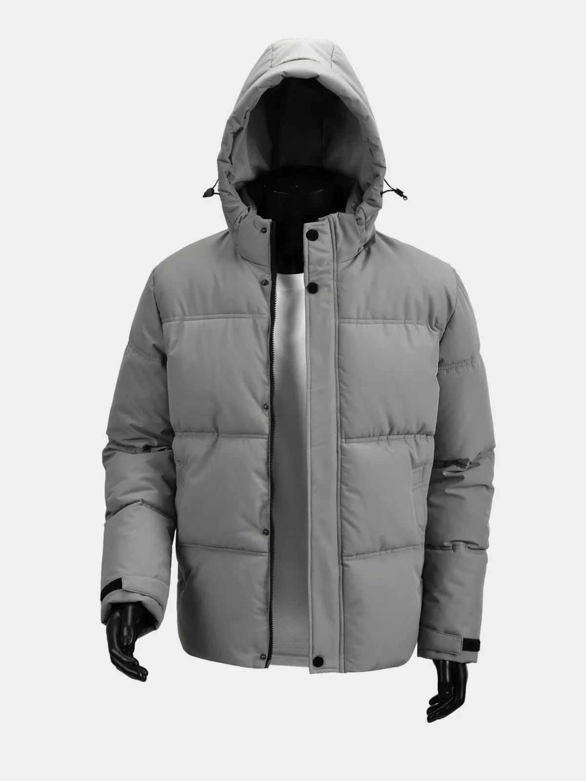 Men's Winter Insulated Hooded Puffer Jacket sold by Eleven Oasis
