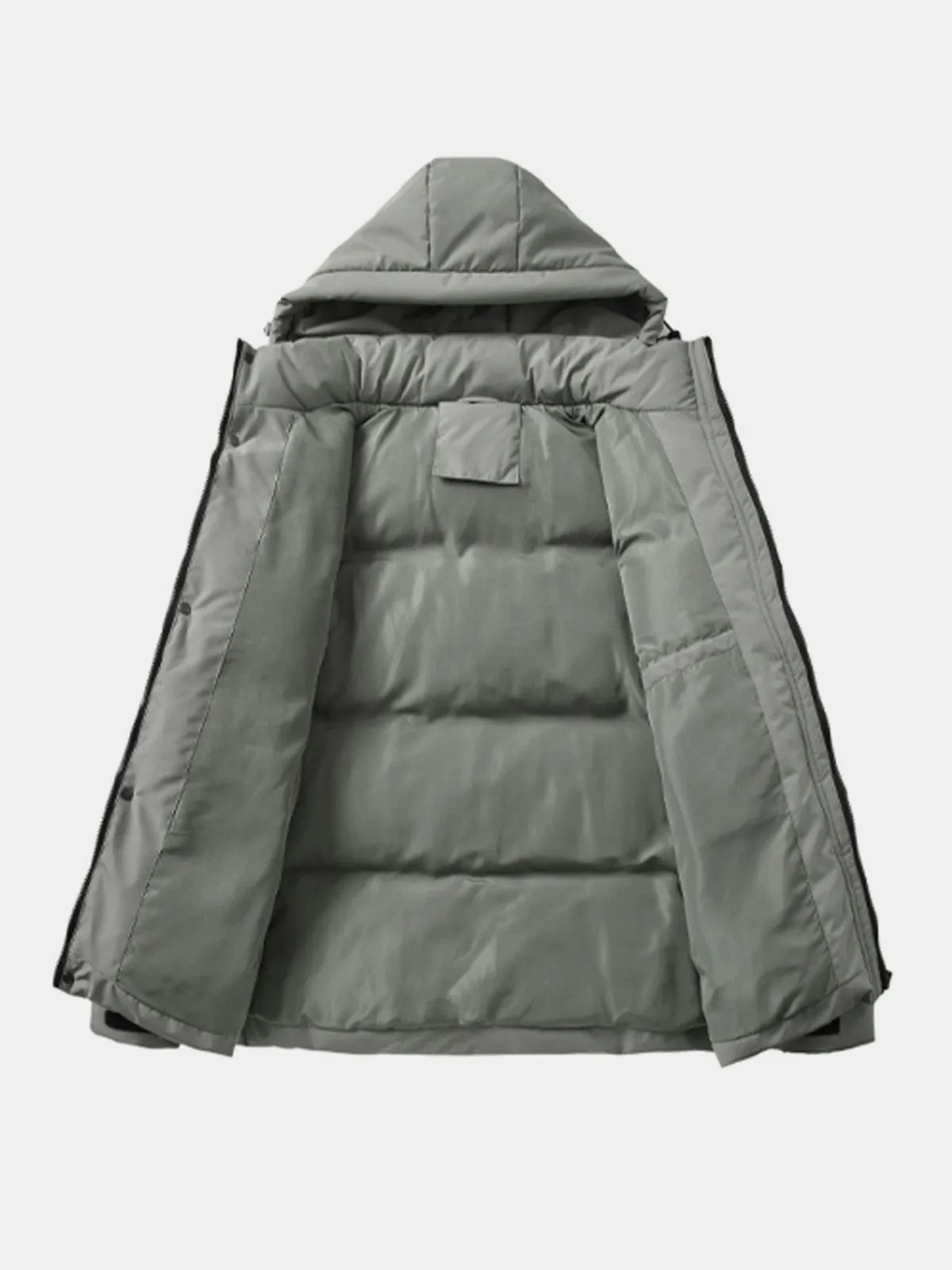 Men's Winter Insulated Hooded Puffer Jacket sold by Eleven Oasis product image thumbnail 2