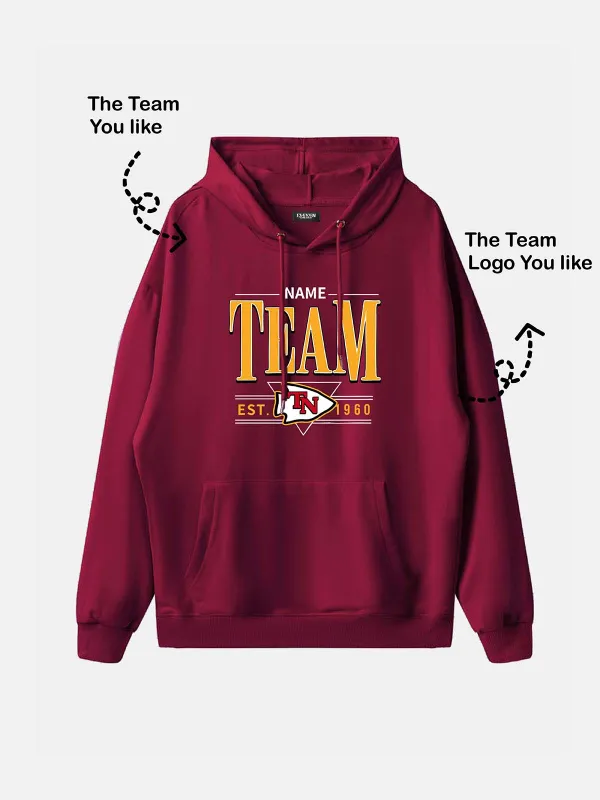 Custom Kansas City-Inspired Team Hoodie sold by Eleven Oasis