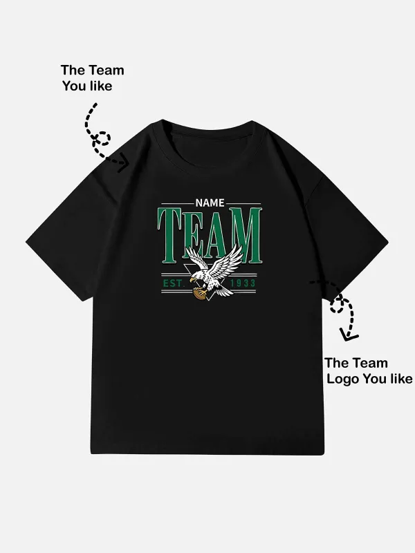 Custom Philadelphia-Inspired Team T-Shirt made by Eleven Oasis